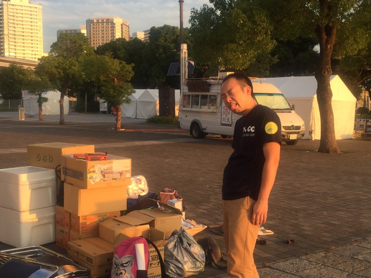 サマコン@ギネス設営_14